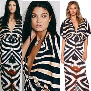 Robe caftan dress long